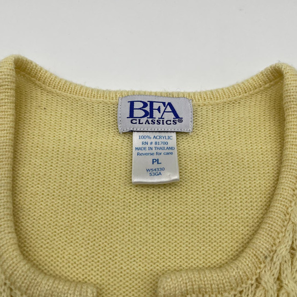 BFA Classics Yellow Cardigan - Picture 2 of 5